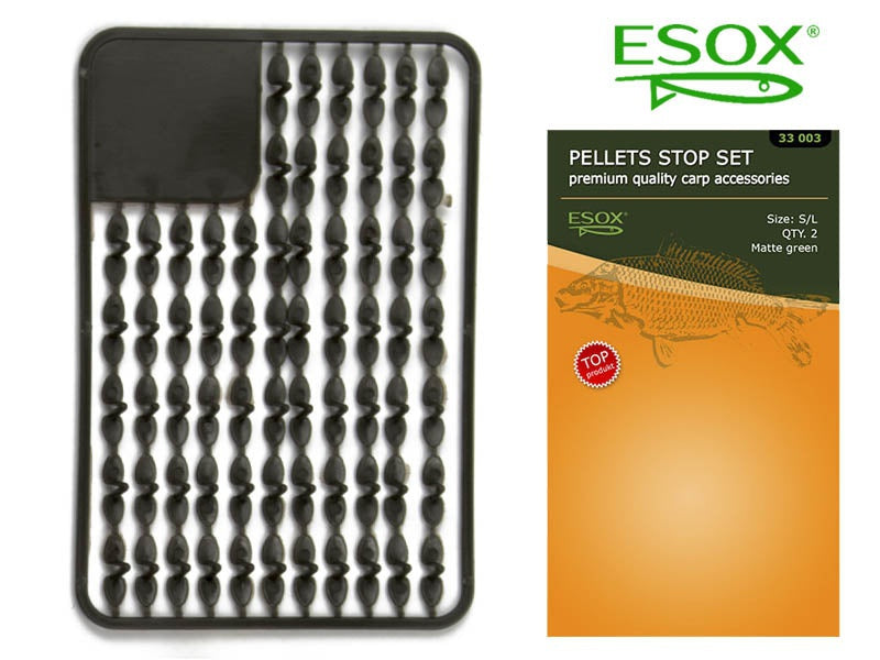Esox Peletové Zarážky Pellets Stop Set