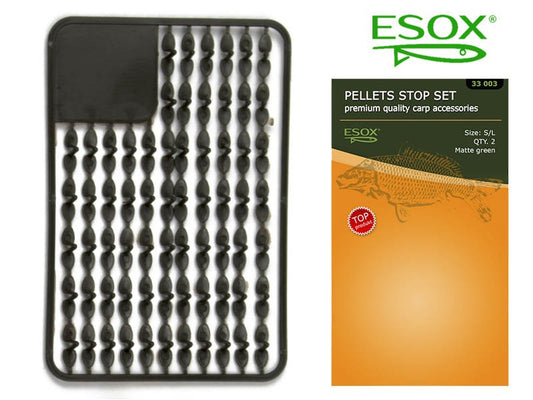 Esox Peletové Zarážky Pellets Stop Set
