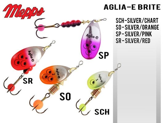 Rotačka Mepps Aglia - E Brite 3