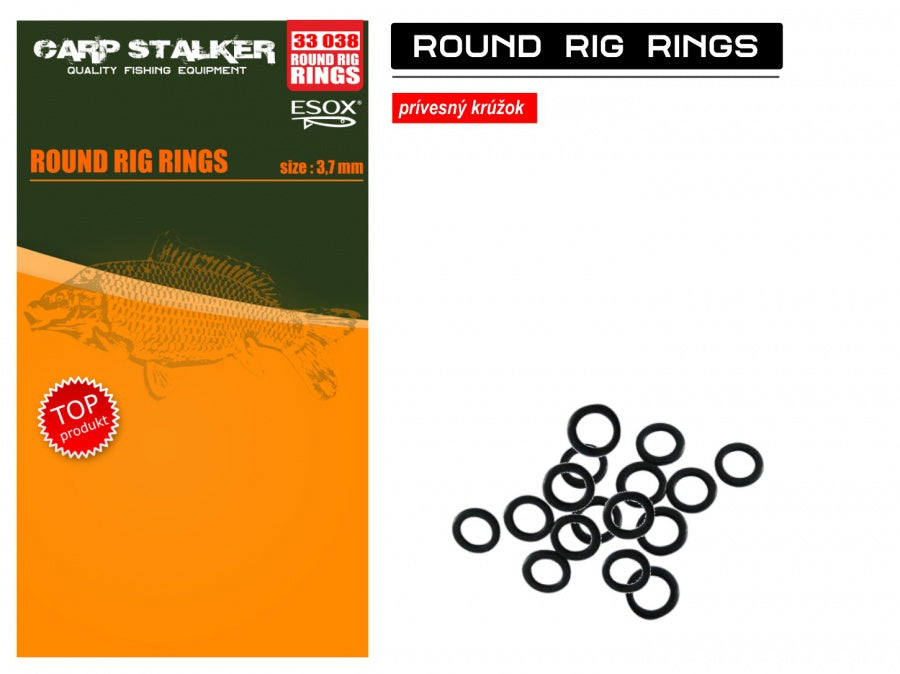 Esox Oceľové Krúžky Round Rig Rings 3,7 Mm