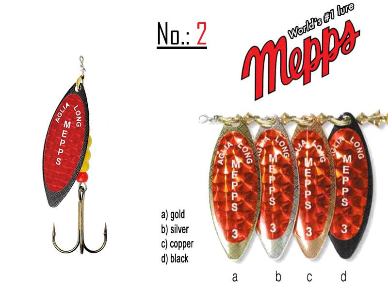 Rotačka Mepps Aglia Long Redbo 2