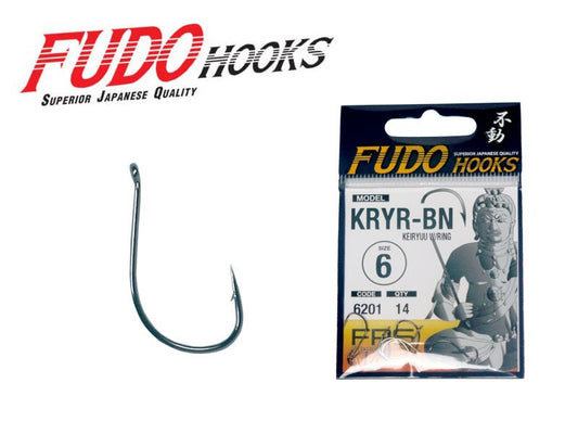 Háčik Fudo 6201 Kryr Black Nickel