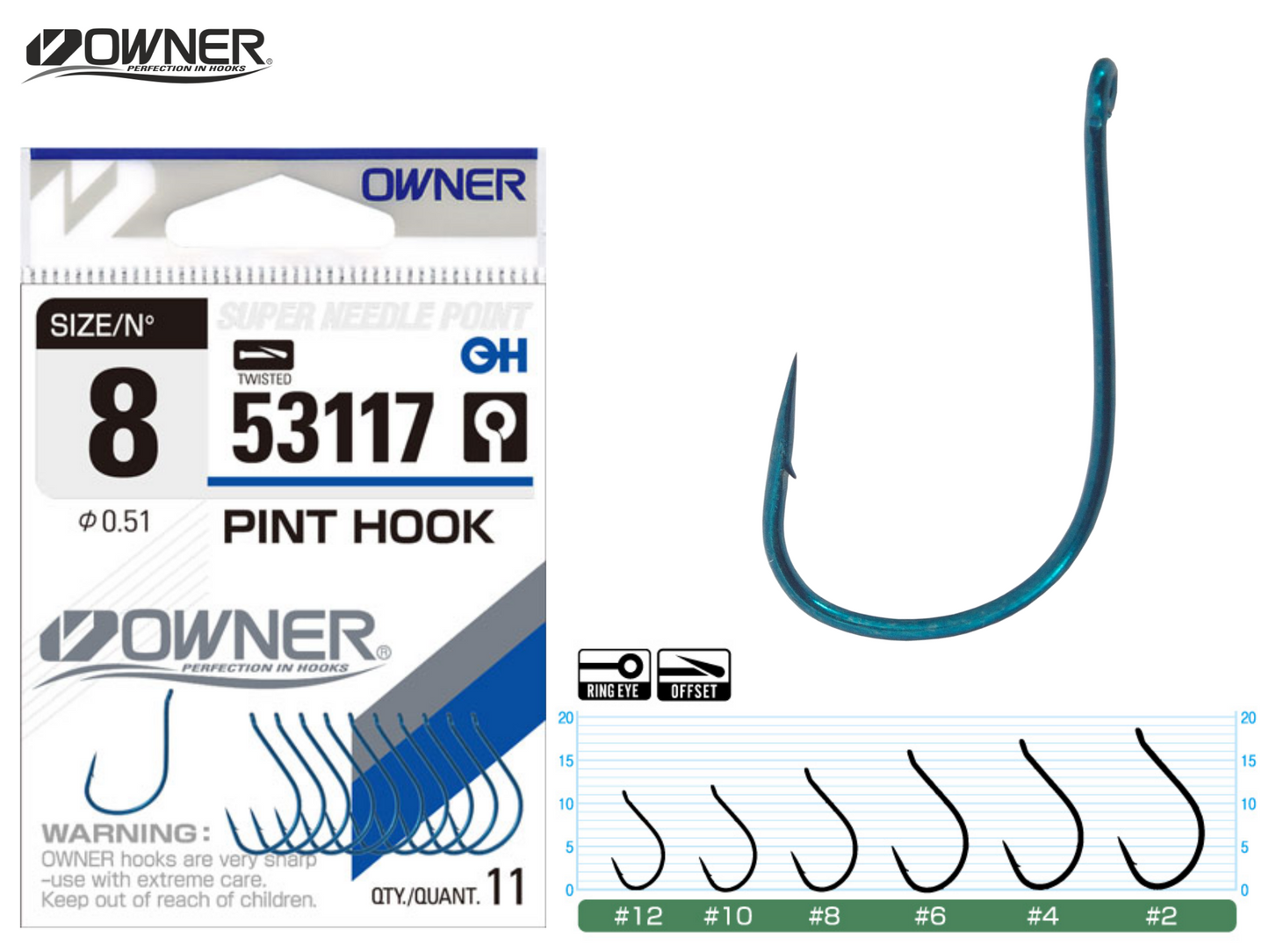 Háčik Owner 53117 Pint Hook