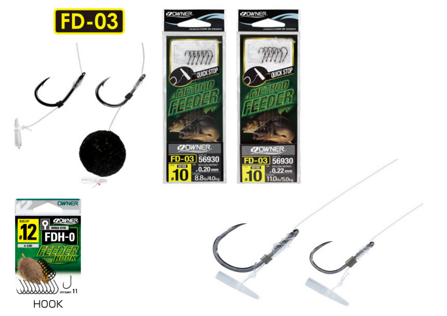 Nadväzec Owner FD-03 Method Feeder Quick Stop