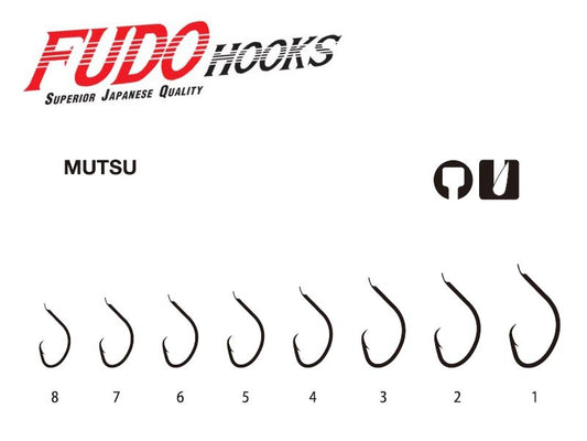 Háčik Fudo 3801 Mutsu Black Nickel