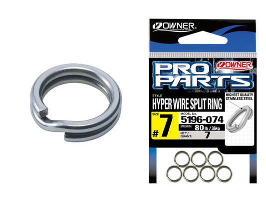 Krúžky Owner 5196 Hyper Wire Split Ring