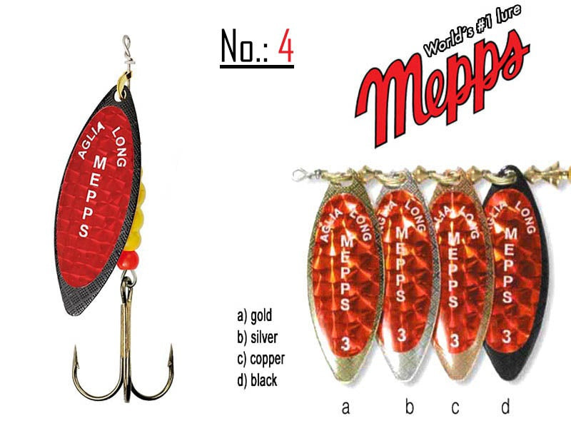 Rotačka Mepps Aglia Long Redbo 4