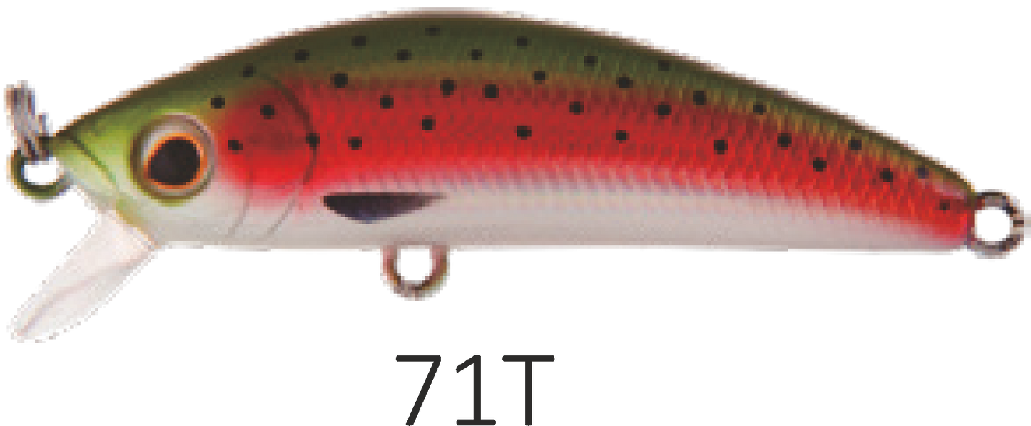 Wobler Strike Pro Mustang Minnow 60 F