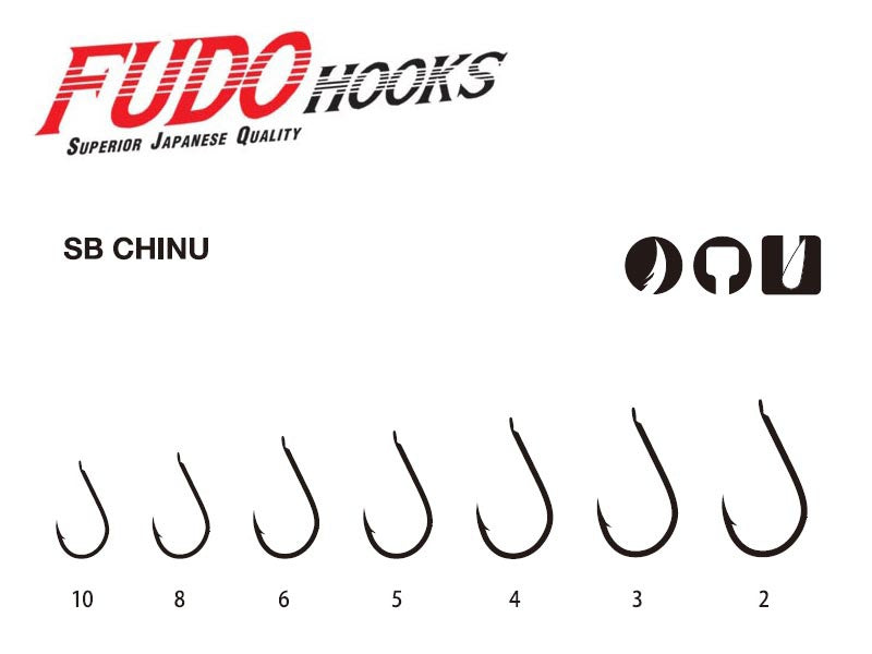Háčik Fudo 2001 Sb Chinu Black Nickel