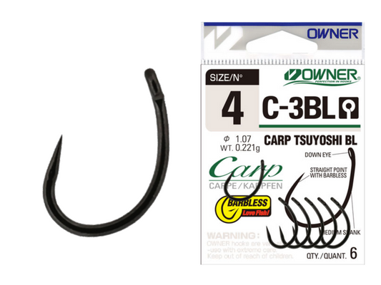 Háčik Owner C-3 Bl Tsuyoshi Carp