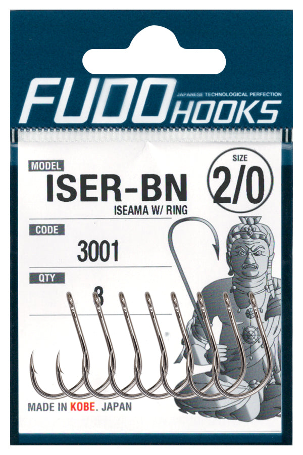 Háčik FUDO ISER 3001 Iseama W/Ring - BN