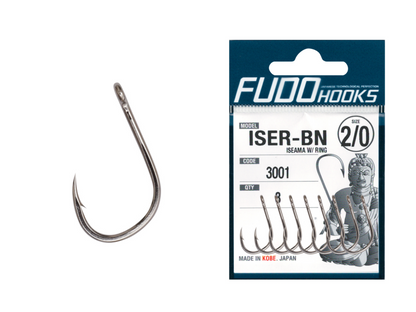 Háčik FUDO ISER 3001 Iseama W/Ring - BN