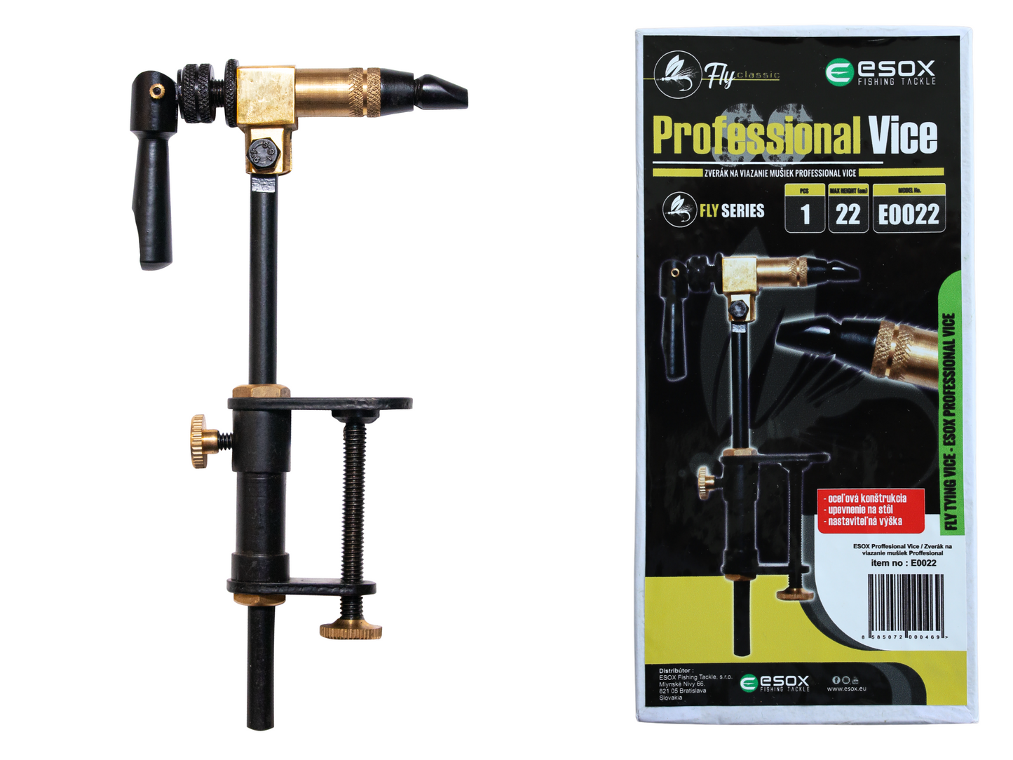 ESOX Proffesional Vice / Zverák na viazanie mušiek Proffesional
