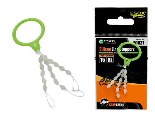 ESOX Silicon Line Stoppers XL 12 pcs. / Silikónové zarážky