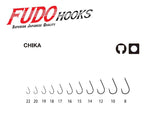 Háčik Fudo 1801 Chika Black Nickel