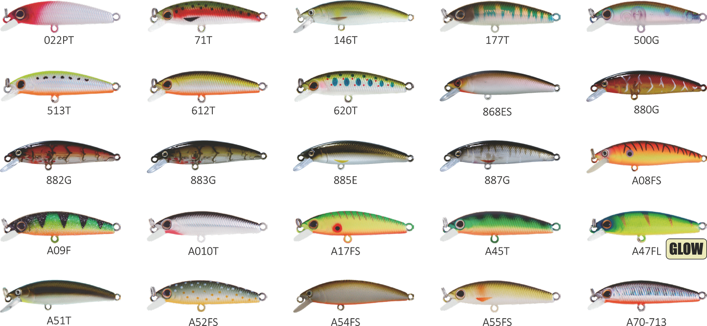 Wobler Strike Pro Twitchy Minnow 48 F